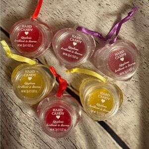 Hard candy lip gloss pots bundle red Yellow, Purple